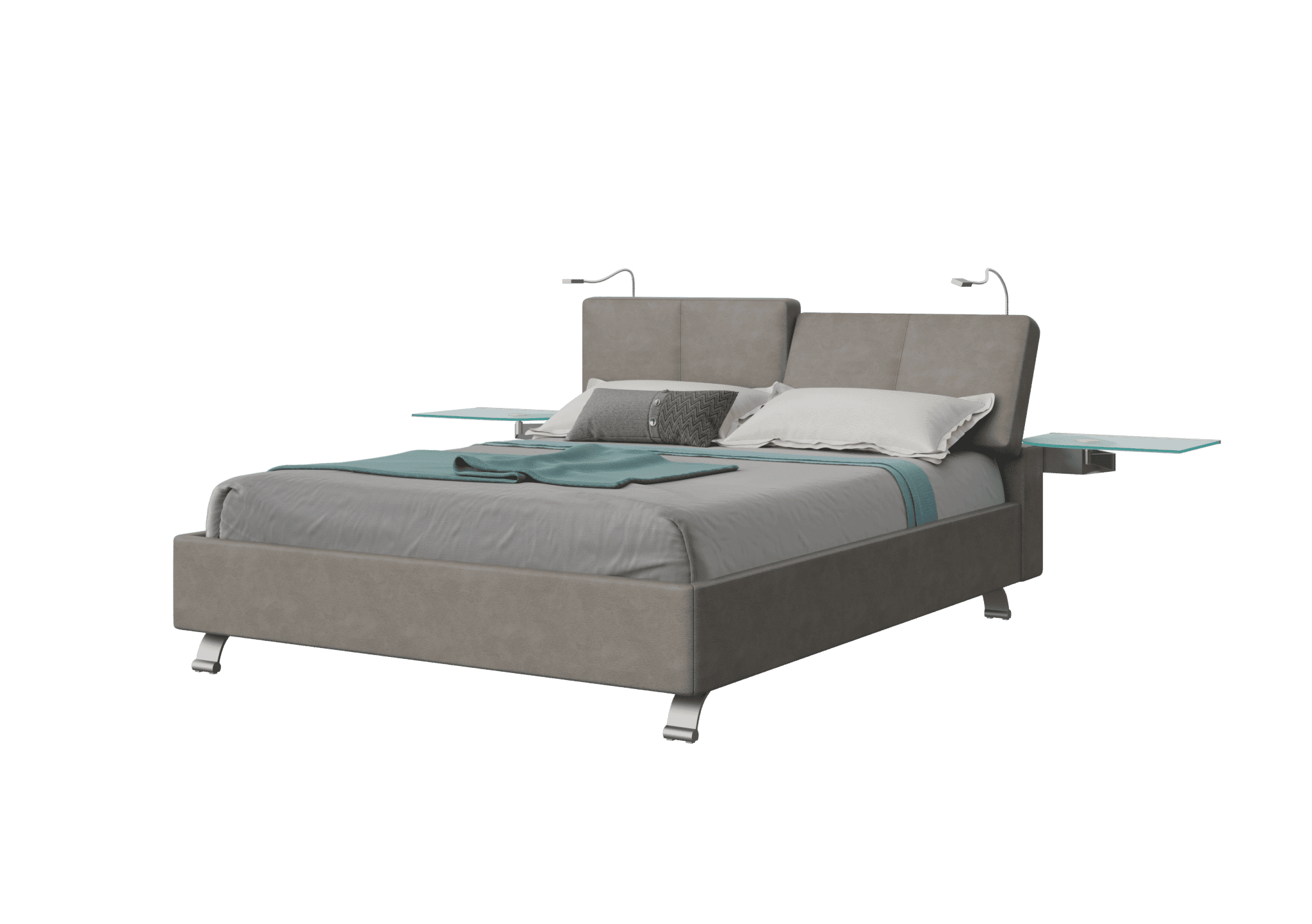Swiss System - מיטה דגם גרמן עם ארגז מצעים 8101 בד